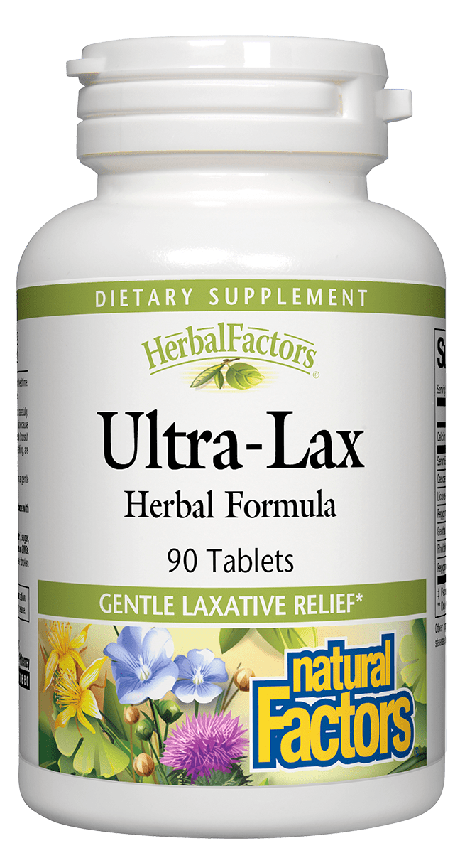 Natural Factors Ултра-Лакс 336 mg x 90 таблетки
